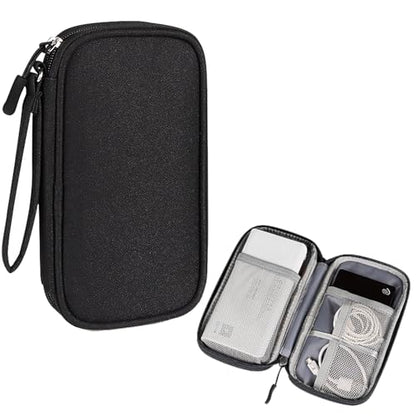 Organizer Bag Case Electronic Devices Travel Pouch Cable USB Charger Accessories Cellphone SD Power Bank Earphone - color: Signle Layer-Black