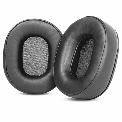 Ear Pads Replacement Compatible with Senal SMH-1000 SMH-1200 Monitor Headphones Earpads Ear Cushions Protein Leather Black