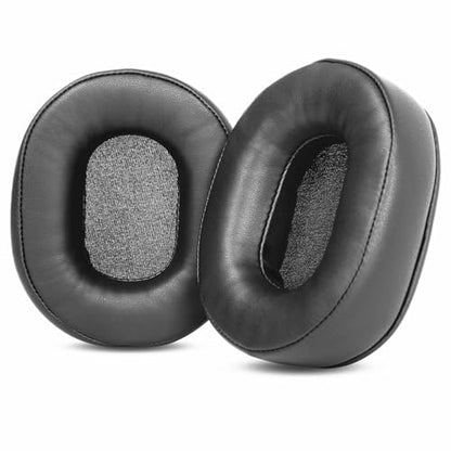 Ear Pads Replacement Compatible with Senal SMH-1000 SMH-1200 Monitor Headphones Earpads Ear Cushions Protein Leather Black