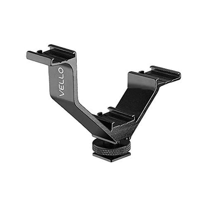 Sennheiser Pro MKE 600 Shotgun Microphone for Video Camera/Camcorder Bundle with MKE 200 Ultracompact Camera-Mount Mic and V-Rig Triple Shoe Bracket