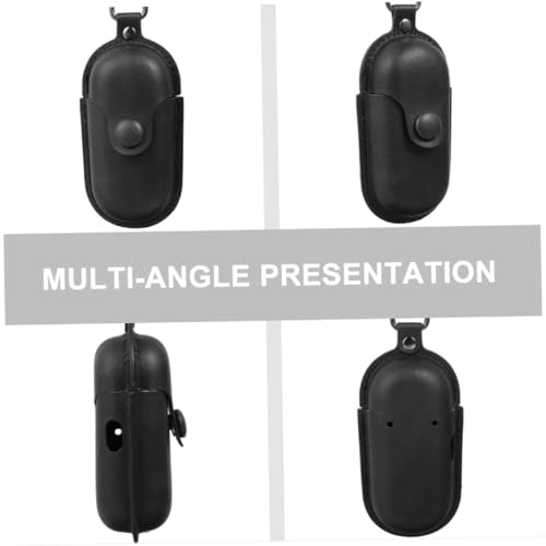 Wireless Earphone Holder for Earbuds 3i, Black Leather