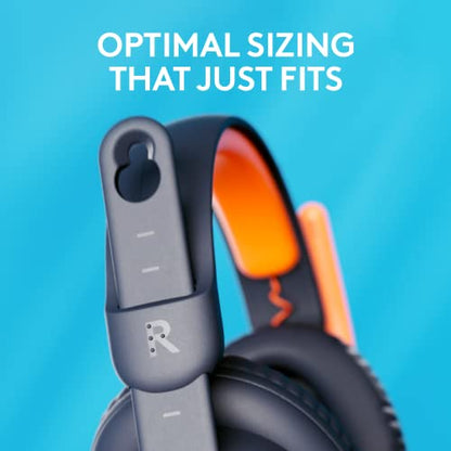 Logitech Zone Learn Wired Headsets Learners Comfortable and Adjustable fit | Comfortable, adjustable fit for kids, replaceable accessories, compatible: Windows, macOS, iPadOS, Android, mobile