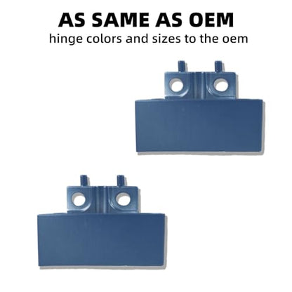 Metal Hinge Clip Pin Complete Replacement Repair Kit for Beats Solo4 | Solid metal hinge repair set with clip,cover and pins,simple to fix broken folding joints of Beats Solo4 headphones - color: Slate Blue
