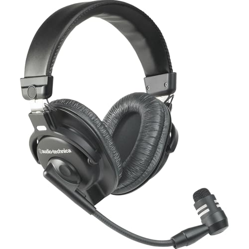 Audio-Technica BPHS1 Broadcast Stereo Headset with Dynamic Cardioid Boom Mic Bundle with 2 YR CPS Enhanced Protection Pack | Includes 2 YR CPS Enhanced Protection Pack. with Dynamic Cardioid Boom Mic