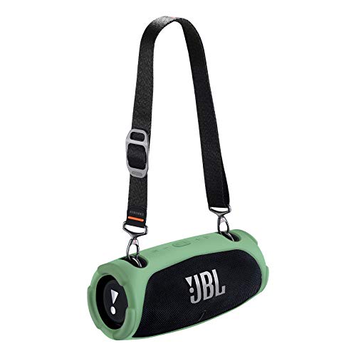 Silicone Cover Case Compatible with JBL Xtreme 3 Portable Bluetooth Speaker, Waterproof Soft Skin Silicone Protective Case for JBL Xtreme 3 Bluetooth Speaker Accessories (Green) - color: Green