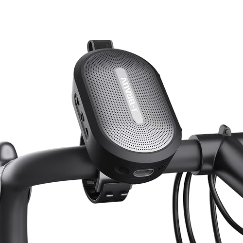 Portable Mini Bike Bluetooth Speaker,IP67 Waterproof Wireless with Adjustable Strap and Hook, Loud Clear Sound 10Hours Playtime, Home/Party/Outdoor/Beach/Shower (MINI Speaker)