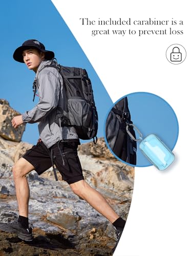 Case for AVIOT TE-V1R-HEN hololive English -Myth- Collaboration Wireless Earbuds,Soft Protective,Shockproof,BOVUGAC Silicone Case Cover with Keychain & Cleaning Kit & Lanyard-Blue - color: Blue