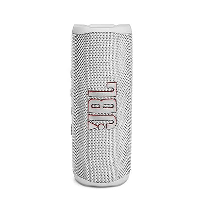 JBL Flip 6 - Portable Bluetooth Speaker, Powerful Sound and Deep Bass, IPX7 Waterproof, 12 Hours of Playtime, Speaker for Home, Outdoor and Travel (White) (Renewed) - color: White