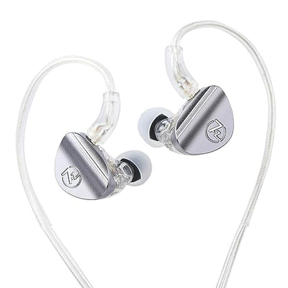 Linsoul 7HZ SONUS 1DD+1BA Dual Driver in Ear Monitor HiFi Wired Earbuds IEM - color: Grey