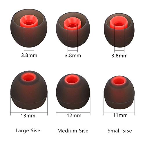 Earbuds Replacement Tips - 9 Pairs SML Eartips Eargels