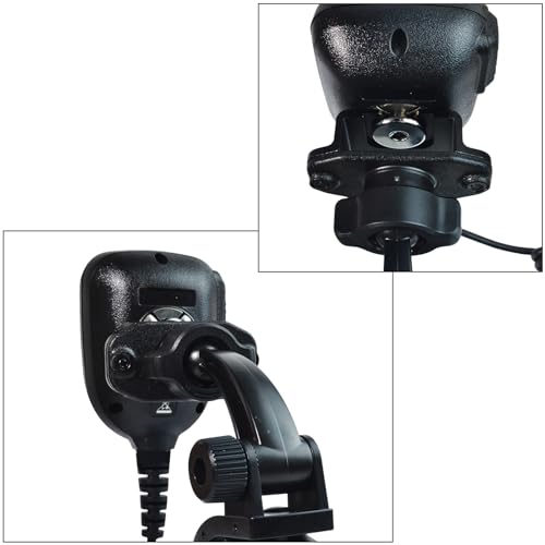 TWAYRDIO Desktop Mount for Handheld Radio, Speaker Mic and CB Mic, 3-in-1 Multi-Purpose Adjustable Angle Holder Bracket for Motorola BaoFeng Retevis Yaesu HT Handhelds Two Way Radios Walkie Talkies