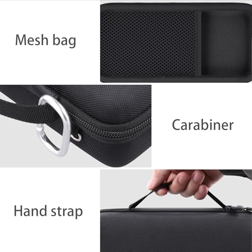 Case for Bose SoundLink Flex 2nd Gen/SoundLink Flex Bluetooth Speaker | Protective Storage Box, Portable Carrying Box, Smooth Zipper, Zippered Closure, Travel-ready, Black Case - color: Black