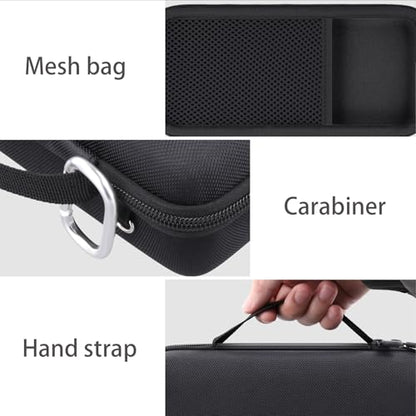 Case for Bose SoundLink Flex 2nd Gen/SoundLink Flex Bluetooth Speaker | Protective Storage Box, Portable Carrying Box, Smooth Zipper, Zippered Closure, Travel-ready, Black Case - color: Black