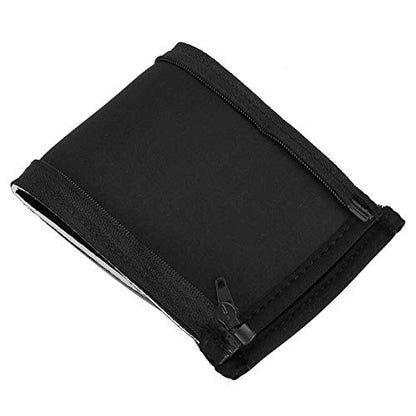 Semme Replacement Headset Earphone Cushion Headband Pad Cover for Iron M50 Soft Protein Skin Zippered Design for Noise Reduction Slip Comfort (Black) - color: Black