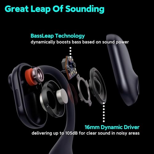 Wireless Noise Cancelling Headphones with Mic,Wireless Headset with Mic for Work(50dB ENC&Mute Button) Bluetooth Headset for Work from Home/Office/PC/Call Center/Laptop/Teams/Zoom Gray