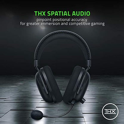 Razer BlackShark V2 Pro Wireless Gaming Headset: THX 7.1 Spatial Surround Sound - 50mm Drivers - Detachable Mic - for PC, PS5, PS4, Switch, Black - color: Black, style: Gen 1