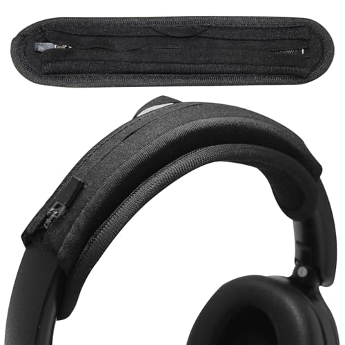 Adhiper Universal Headband Cushion Cover for BERIBES, KVIDIO, Picun, Wentronic, DOQAUS, RORSOU, 1Mii, RUNOLIM Headphones, 6mm Thick Soft Cover for Pressure Relief & Anti-Peeling, with Hanging Loop