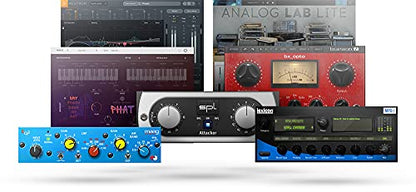 PreSonus AudioBox iTwo Studio USB 2.0 Recording Bundle with Interface, Headphones, Microphone and Studio One software | Interface, headphones, microphone, Ableton Live Lite and included DAW software