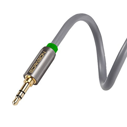 3.5mm Aux Headphone Extension Cable 50 Feet (15 Meters) 3.5mm Male to Female Stereo Audio Extension Cable 50ft (15M) for Car, Stereo, iPhone, Smartphone or any Audio Device ED84071 (2 Pack) - size: 50 Feet, style: Male to Female