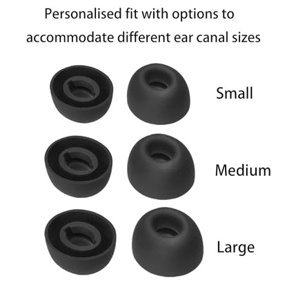 Replacement Silicone Ear Tips for JBL Tune Buds, JBL Tune Buds 2