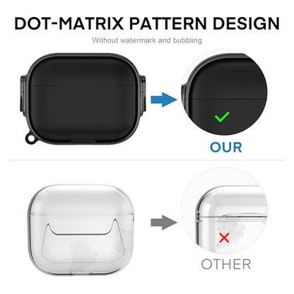 for AirPods Pro 3 Case with Safety Lock,Magsafe Compatible,Black - color: Black Grey, size: Airpods Pro 3 Case (2025)