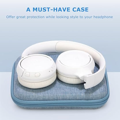 Ginsco Ultra-Slim Case Compatible with JBL Tune 510BT Bluetooth Headphones, with JBL Tune 520BT/670NC Live 460NC, Wireless On-Ear Headphones, Travel Carrying Headphone Case (Light Blue) - color: Light Blue