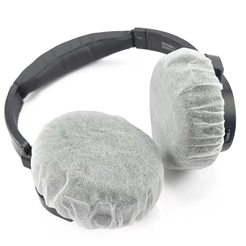 Fancystyle Pack of 200 Disposable Headphone Covers Sanitary Earpad Covers | White 11cm