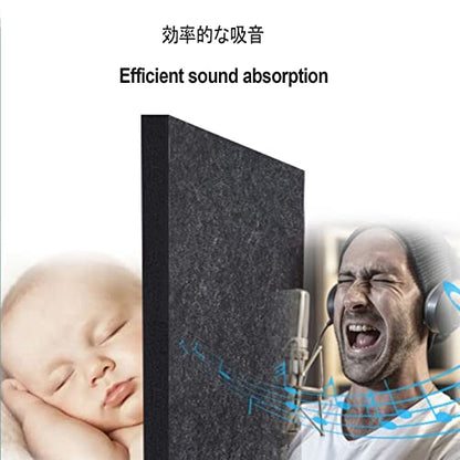Portable Sound Recording Vocal Booth Box,Sound Proof Foam Panels,Large, Foldable,Super Dense Sound Absorbing Foam,Sound Panels, for Condenser Microphone Recording Equipment
