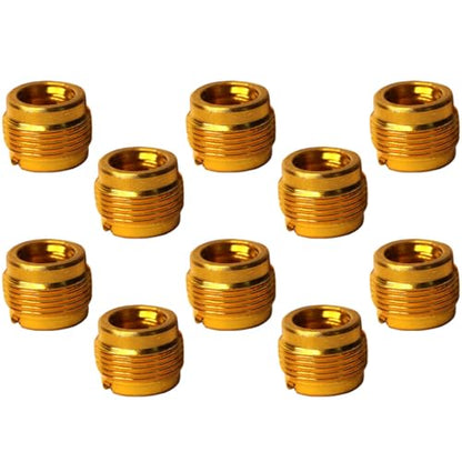10 Pack 3/8 Female to 5/8 Male Mic Thread Adapter