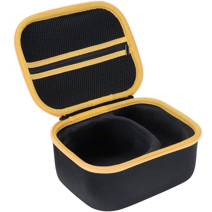 Storage Case Compatible with Walker's Razor Slim Shooting Hearing Protection Electronic Earmuffs - color: Black + Yellow