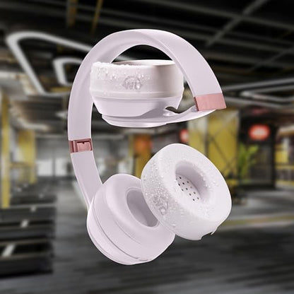 WC SweatZ Solo - Patented Earpad Sweat Covers for Beats Solo 4, Solo 3 & Solo 2, Made by Wicked Cushions | Sweatproof & Machine Washable | Cloud Pink - color: Cloud Pink