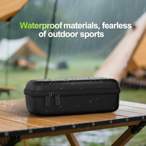 ProCase Hard Case for Bose SoundLink Flex 2nd/1st Gen Speaker - Black | Hard Travel Storage Case with Mesh Pocket, Shoulder Strap and Carabiner for Bose SoundLink Flex 2nd/1st Gen Speaker - color: Black