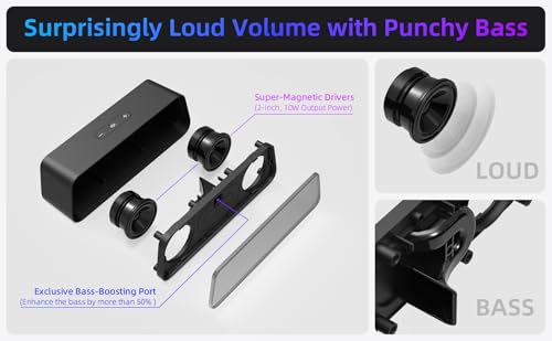 Computer Speakers for Desktop PC, External Speakers for Laptop, USB Plug-in, Wired, Small PC Sound bar with Crystal-Clear Sound, Surprisingly Loud Volume, Deep Bass, Easy Touch Control, USB-C Adapter - size: 8 Inch