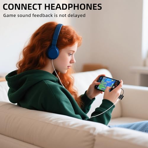Iphone Headphone AUX Jack Adapter Audio Cable Lightning to 3.5mm Splitter 2in1 Dongle Earbud Charger Cord Adaptador Para MFI Certified Compatible for 13 12 11Pro Max Mini 7 8Plus X Xr Xs Se Ipad