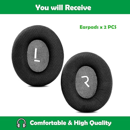 Professional Replacement Earpads for Mpow 059, H1, H5 Bluetooth Headphones - Earpads with Breathable Fabric & Foam - Headphone Earpad - Earpad - Headphone-Replacement-Earpads - Black