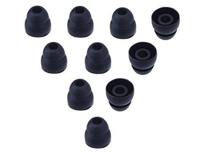 5 Pairs Replacement Double Flange Eartips Earbuds Eargels Earpads for Powerbeats 2 Wireless Beats by dr dre (Small)