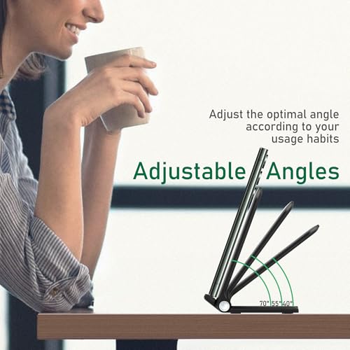 15W Wireless Charger Stand, Foldable Charging Station for Samsung Galaxy S25 S24 S23 S22 S21 S20 Ultra S10 S9 S8 S7 Note10 9 8 7, Desk Stand Up Phone Charger iPhone 17 16 15 14 13 12 Pro Max