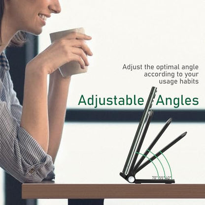 15W Wireless Charger Stand, Foldable Charging Station for Samsung Galaxy S25 S24 S23 S22 S21 S20 Ultra S10 S9 S8 S7 Note10 9 8 7, Desk Stand Up Phone Charger iPhone 17 16 15 14 13 12 Pro Max
