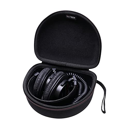Case for Sony MDR7506 Professional Large Diaphragm Headphone Black | Hard Carrying Travel Case for Sony MDR7506 Professional Large Diaphragm Headphone - color: 2.Black