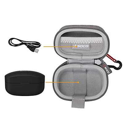 RLSOCO Carrying Case for Sony WF-1000XM4 Industry Leading Noise Canceling Truly Wireless Earbud Headphones - Grey (Case Only) - color: WF-1000XM4 Case Grey