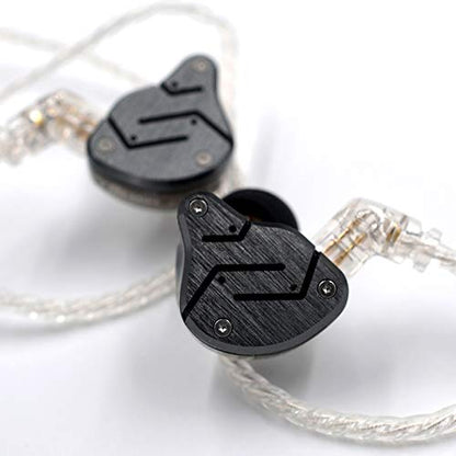 KZ ZSN in-Ear Headphones Cable, Silver Plated Earphone/Earbuds Detachable Replacement Cord with 0.75mm Pins (Without Microphone)