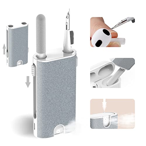 5-in-1 Electronic Cleaner kit- Portable Cleaning kit for Earbuds/Phone/Camera/Watch/Laptop,with Cleaning Pen and Spray Bottle,Multifunctional Cleaning Tool