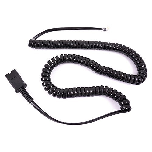 Headset Adapter U10, 26716-01 to Connect Cisco Phones' RJ9 Modular Jack for Plantronics H Series Quick Disconnect Headsets - size: U10, Cisco Phone RJ9