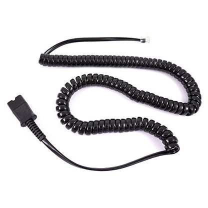 Headset Adapter U10, 26716-01 to Connect Cisco Phones' RJ9 Modular Jack for Plantronics H Series Quick Disconnect Headsets - size: U10, Cisco Phone RJ9