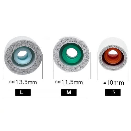 JNSA Replacement Earbud Tips Memory Foam Ear Tips Noise Isolation Foam Eartips Compatible with Sony WF-1000XM4 WF-1000XM3 Earbud Headphones, [Fit in Case],3 Pairs,Silver (FoamXM4S3P) - size: S/M/L 3 Size