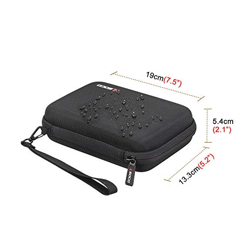 RLSOCO Carrying Case for Rode Wireless GO II/Wireless ME/Wireless GO III (Gen 3)/Wireless GO Wireless Microphone System - Fits for Rode Wireless GO 2/3 Microphone (Black) - color: Six Slots