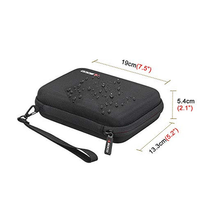 RLSOCO Carrying Case for Rode Wireless GO II/Wireless ME/Wireless GO III (Gen 3)/Wireless GO Wireless Microphone System - Fits for Rode Wireless GO 2/3 Microphone (Black) - color: Six Slots