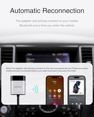 USB Bluetooth Adapter,aptX HD Bluetooth Receiver for Car Audio | Compatible with Infiniti, Honda,Toyota,Lexus,Volvo,Ford.Displays song info, supports wheel controls, plug-and-play streaming.
