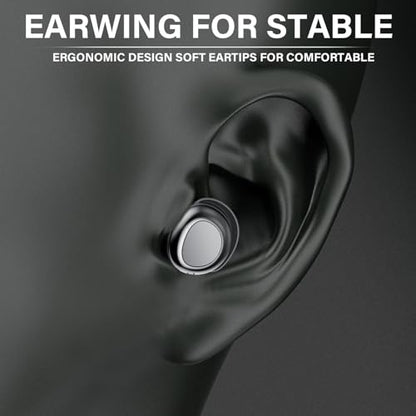 Wireless Earbuds, 40dB Noise Cancelling Headphones, Bluetooth 5.4 Ear buds
