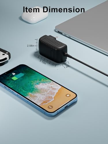 10ft AC/DC Adapter Compatible with Musical Fidelity V90-DAC 32-bit DAC, V90-HPA V90-BHA Headphone Amplifier, V90-LPS Phono Preamp, V90-BLU Bluetooth Link Power Supply Cord Cable Wall Charger